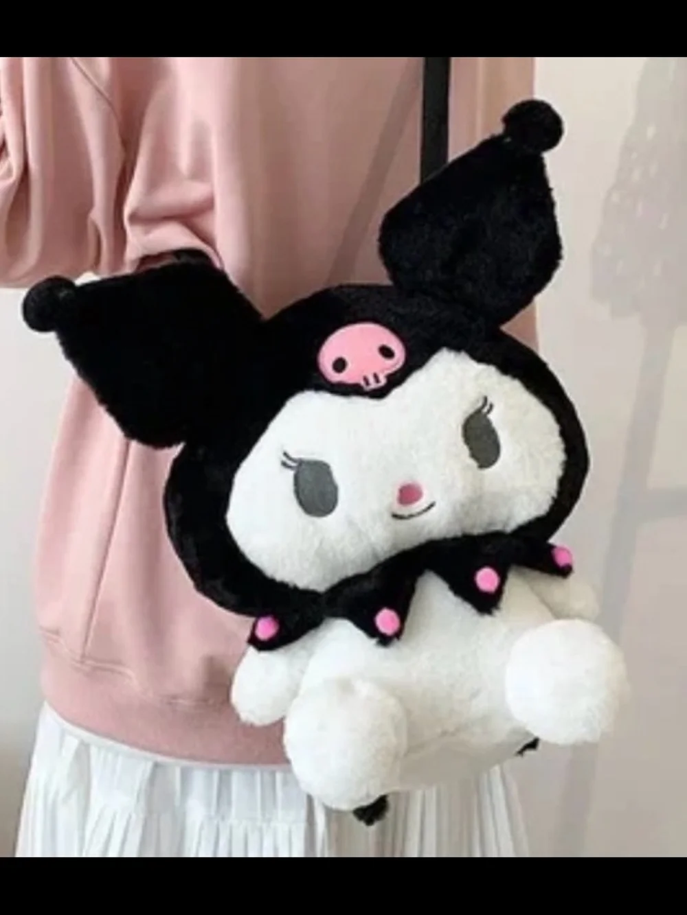 Sanrio Kuromi Plush Character Backpack